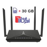 مودم روتر 3G 4G N300 بی‌سیم دی لینک مدل DWR-M920 به همراه سیمکارت دیتا و بسته اینترنت